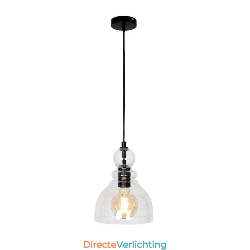 Moderne ijzeren hanglamp Kalebas Glazen hanglamp