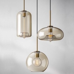 3-lichts glazen hanglamp klassieke cluster hangende verlichtingsarmatuur café