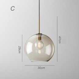 3-lichts glazen hanglamp klassieke cluster hangende verlichtingsarmatuur café