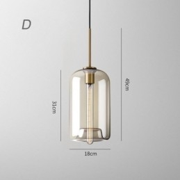 3-lichts glazen hanglamp klassieke cluster hangende verlichtingsarmatuur café