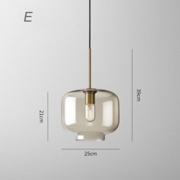 3-lichts glazen hanglamp klassieke cluster hangende verlichtingsarmatuur café