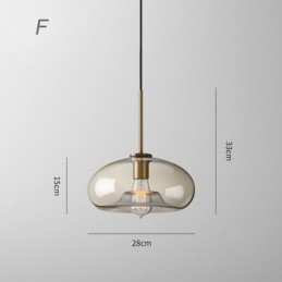 3-lichts glazen hanglamp klassieke cluster hangende verlichtingsarmatuur café