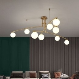 Magic Bean kroonluchter glazen hanglamp