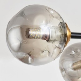 6-lichts moderne glazen plafondlamp Magic Bean-lamp