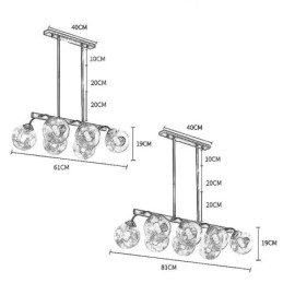 Magic Bean Hanglamp Glazen Bol Verlichting