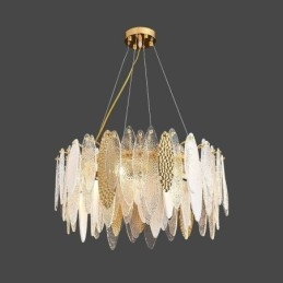 Moderne elegante glazen hanglamp