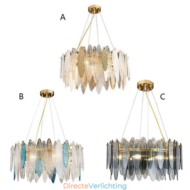 Moderne elegante glazen hanglamp