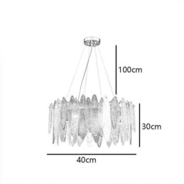 Moderne elegante glazen hanglamp