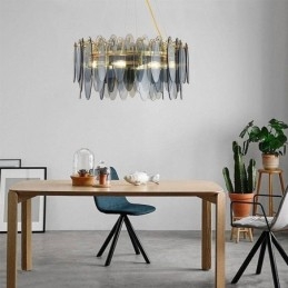 Moderne elegante glazen hanglamp