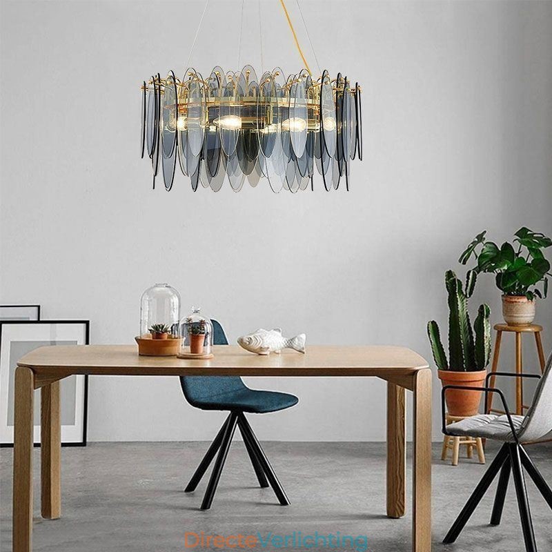 Moderne elegante glazen hanglamp