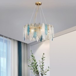 Moderne elegante glazen hanglamp