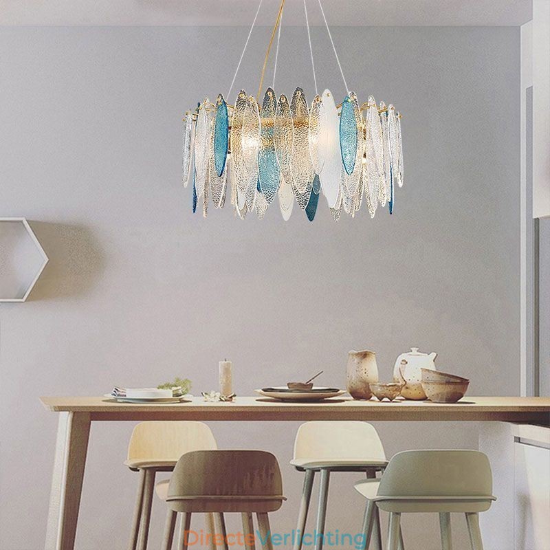 Moderne elegante glazen hanglamp