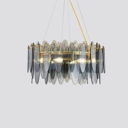 Moderne elegante glazen hanglamp