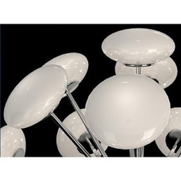 ModernYestaurant Lamp Eenvoudige Ronde Glazen Kunst Hanglamp Europese Stijl