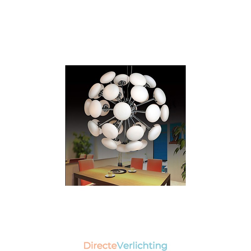 ModernYestaurant Lamp Eenvoudige Ronde Glazen Kunst Hanglamp Europese Stijl