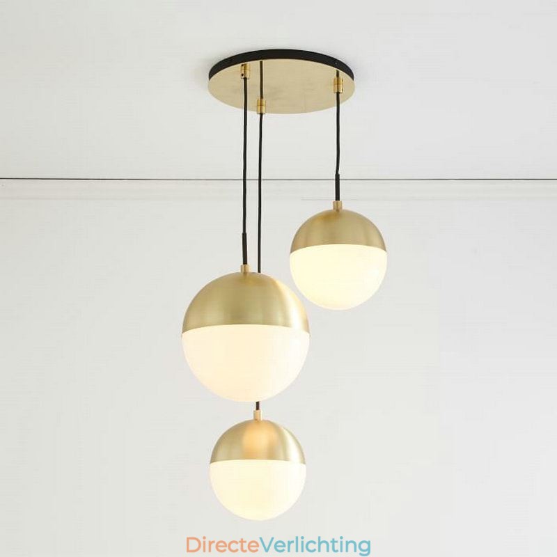 Moderne glazen bol hanglamp eiland ideeën lamp