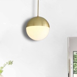 Moderne glazen bol hanglamp eiland ideeën lamp