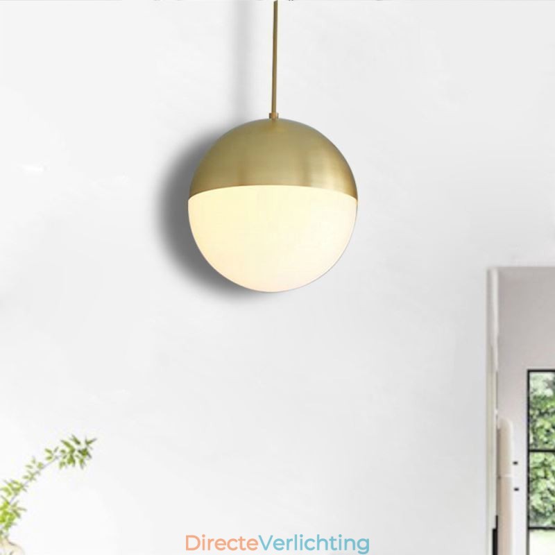 Moderne glazen bol hanglamp eiland ideeën lamp