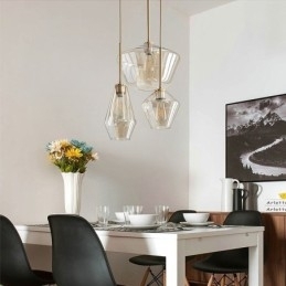 Moderne eenvoudige glazen hanglamp