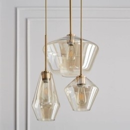 Moderne eenvoudige glazen hanglamp