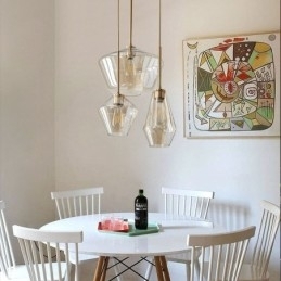 Moderne eenvoudige glazen hanglamp