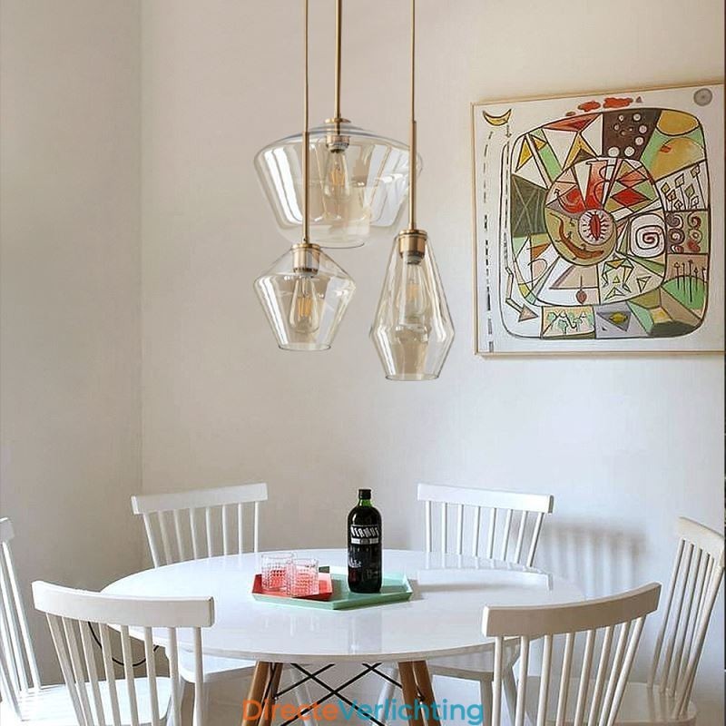 Moderne eenvoudige glazen hanglamp