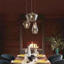 Moderne eenvoudige glazen hanglamp