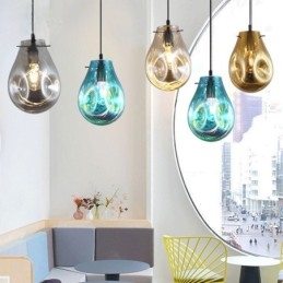 Kleurrijke hanglamp zeepbel glazen plafondlamp eilandlamp