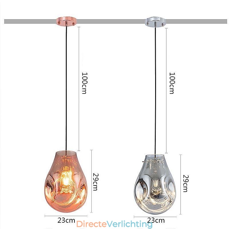 Kleurrijke hanglamp zeepbel glazen plafondlamp eilandlamp