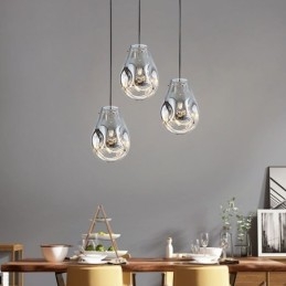 Kleurrijke hanglamp zeepbel glazen plafondlamp eilandlamp