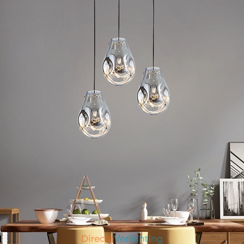 Kleurrijke hanglamp zeepbel glazen plafondlamp eilandlamp