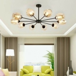 Nordic Glazen Hanglamp Magische Bonen Vorm Lamp Kroonluchter Verlichting