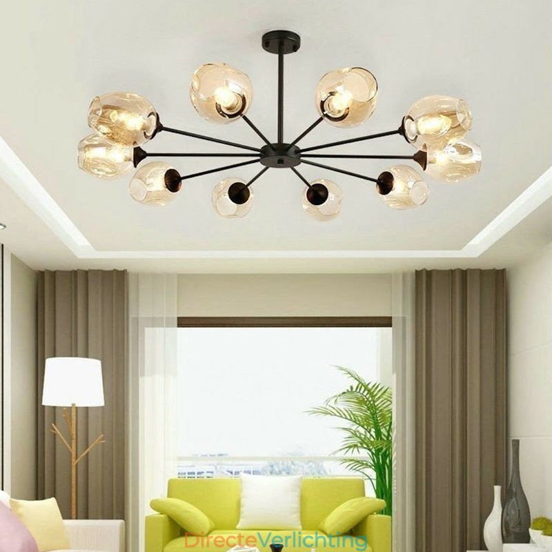 Nordic Glazen Hanglamp Magische Bonen Vorm Lamp Kroonluchter Verlichting