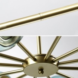 Nordic Glazen Hanglamp Magische Bonen Vorm Lamp Kroonluchter Verlichting