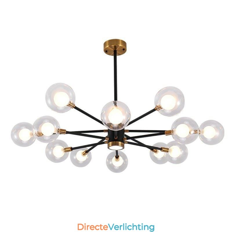 Nordic Glazen Hanglamp Melkwitte Ronde Lamp Kroonluchter Verlichting