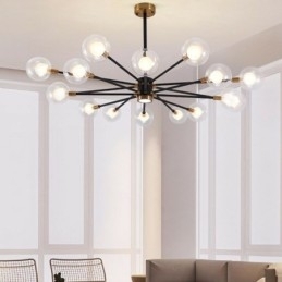 Nordic Glazen Hanglamp Melkwitte Ronde Lamp Kroonluchter Verlichting