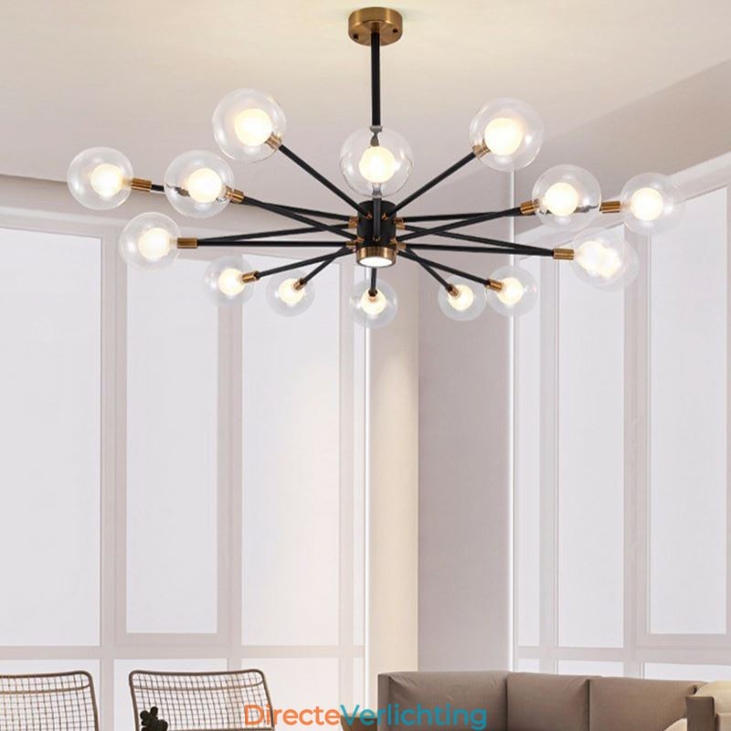 Nordic Glazen Hanglamp Melkwitte Ronde Lamp Kroonluchter Verlichting