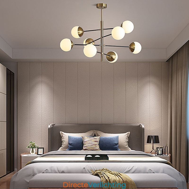 Nordic Glazen Hanglamp Magische Bonen Vorm Kroonluchter Verlichting Lamp