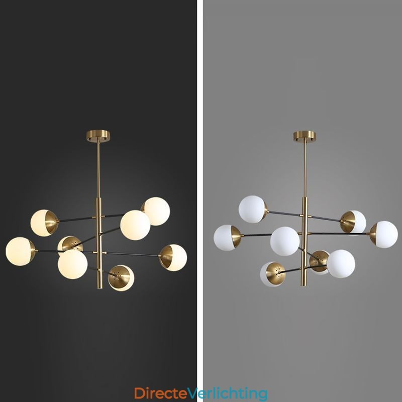 Nordic Glazen Hanglamp Magische Bonen Vorm Kroonluchter Verlichting Lamp