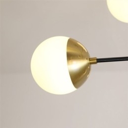 Nordic Glazen Hanglamp Magische Bonen Vorm Kroonluchter Verlichting Lamp