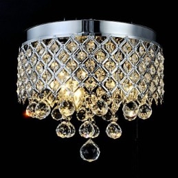 Traditionele klassieke kristalchroom metalen inbouw