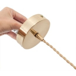 Moderne Retro Glazen Hanglamp Bloem Kap Lamp Met Draaischakelaar Licht