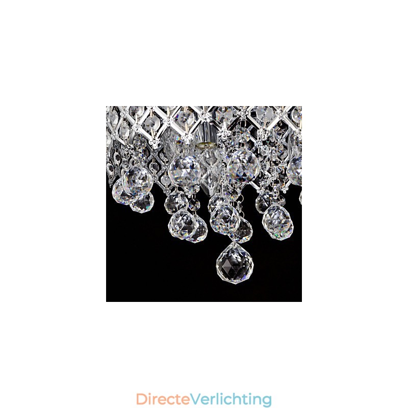 Traditionele klassieke kristalchroom metalen inbouw