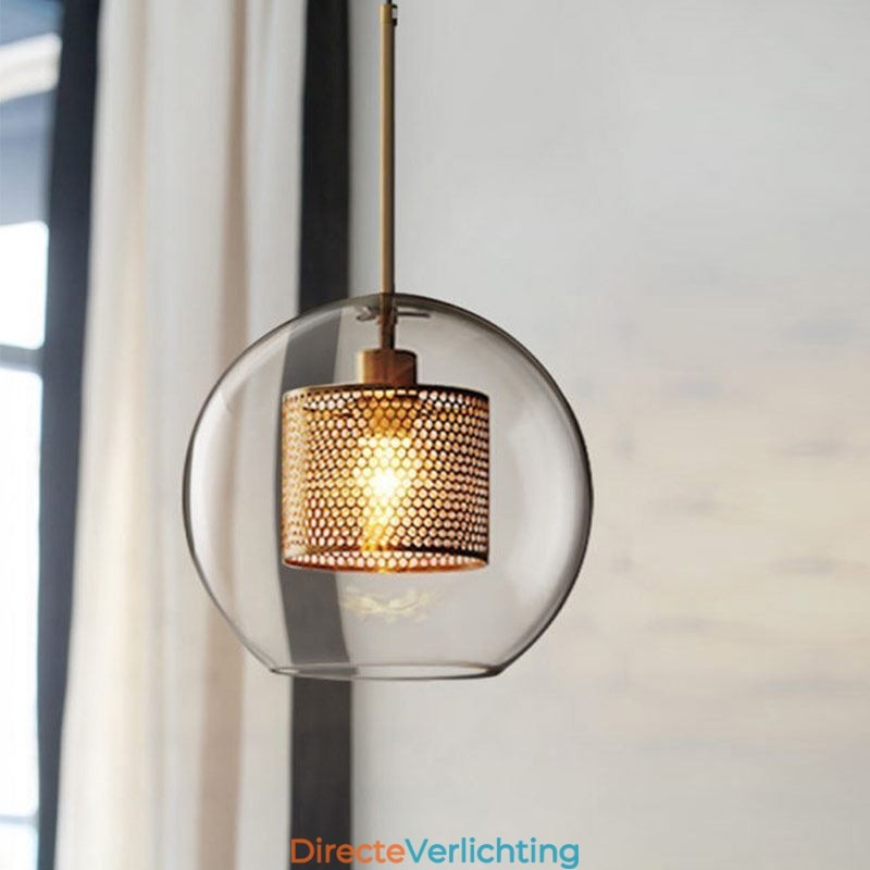 Nordic Hanglamp Glas Thuisverlichting Ronde Bolvormige Lamp Bedlamp