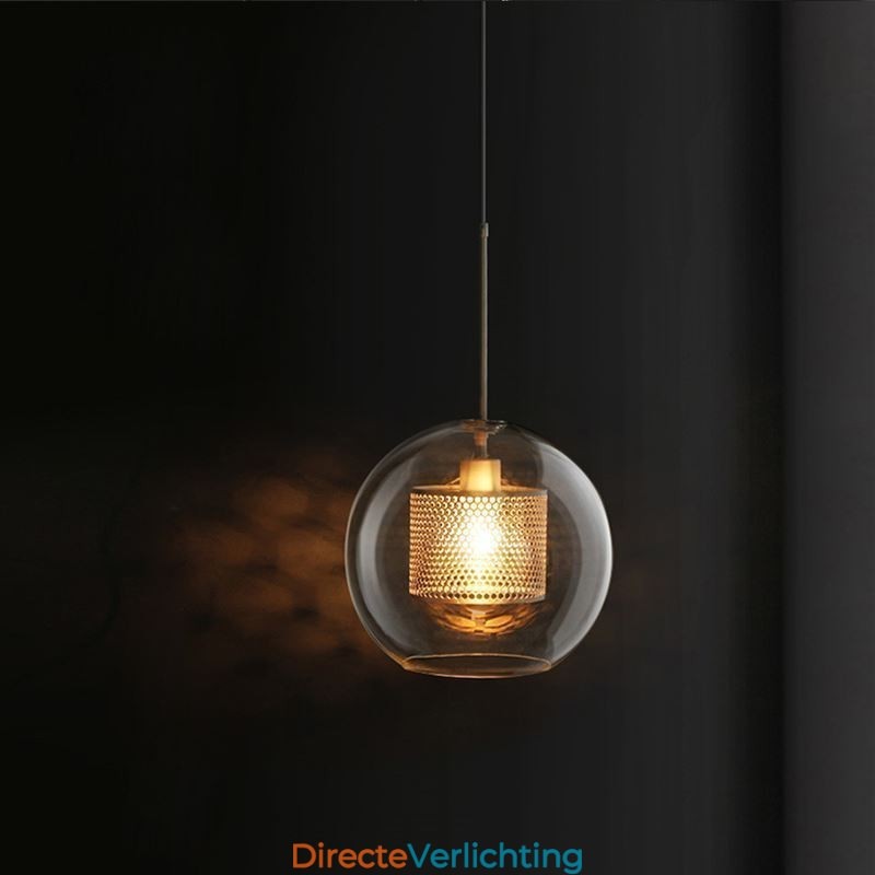 Nordic Hanglamp Glas Thuisverlichting Ronde Bolvormige Lamp Bedlamp