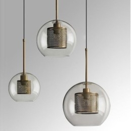 Nordic Hanglamp Glas Thuisverlichting Ronde Bolvormige Lamp Bedlamp