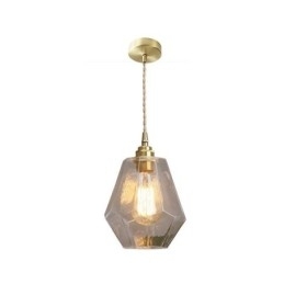 Nordic Retro Hanglamp Messing Glas Thuisverlichting Toren Vorm Lamp Lamp