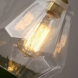 Nordic Retro Hanglamp Messing Glas Thuisverlichting Toren Vorm Lamp Lamp