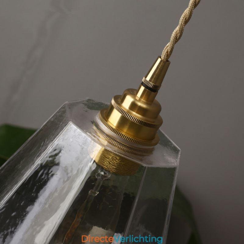 Nordic Retro Hanglamp Messing Glas Thuisverlichting Toren Vorm Lamp Lamp