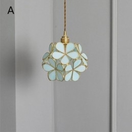 Nordic Creative Hanglamp Glas Thuisverlichting Bloemblaadje Vorm Lamp Lamp